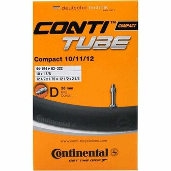 CONTINENTAL binnenband Compact 10/11/12&quot; HV 26mm