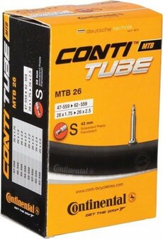 CONTINENTAL binnenband MTB 26&quot; SV 42 mm 