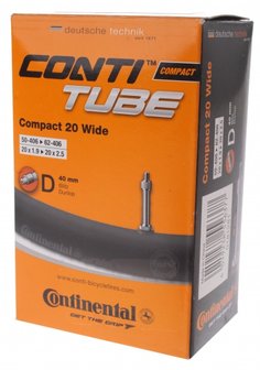 CONTINENTAL Binnenband Compact 20&quot; Wide HV 40mm