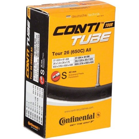 CONTINENTAL Binnenband Tour 26" (650C) All S 42mm