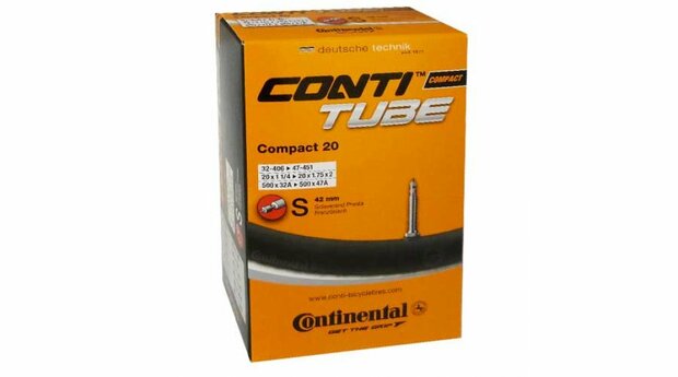 CONTINENTAL Binnenband Compact 20" (500C) S Sclaverand Presta 42mm